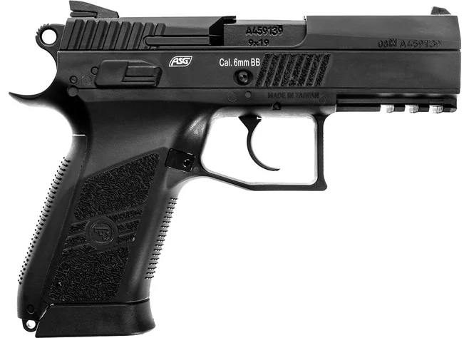 Пістолет страйкбольний ASG CZ75 P-07 Duty CO2. Blowback. кал. 6 мм Фото 2